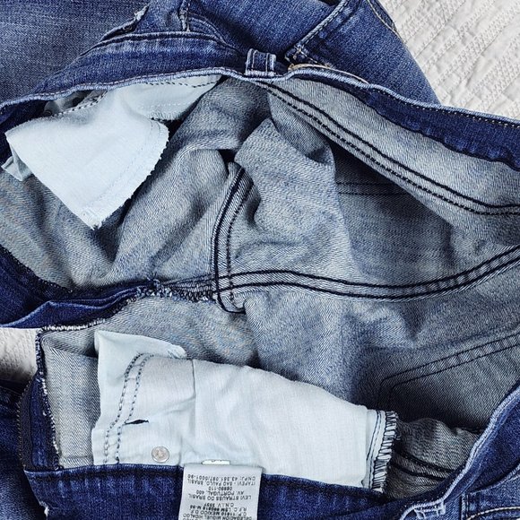 Super Too Low Levis 524 Low Rise Skinny Jeans size 11M - Picture 10 of 14